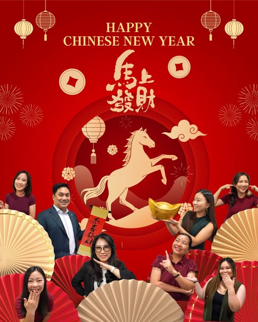 The Law Lawyers & Associates team celebrating Chinese New Year