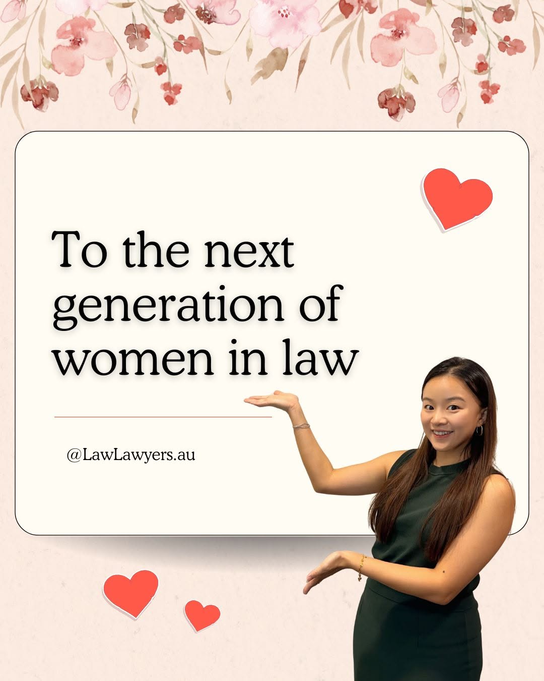 Message to the next generation of women in law