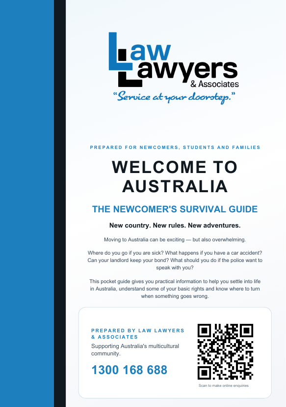 Cover of the Newcomer's Survival Guide in English